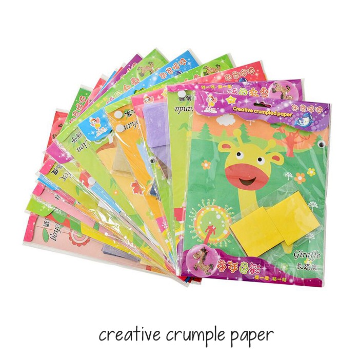 edufuntoys-creative-crumple-paper-diy-kerajinan-tangan-anak-mainan-menempel-kertas